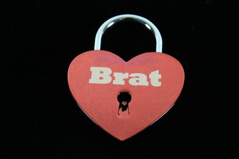 Brat Lock for Chastity Play and Bondage
