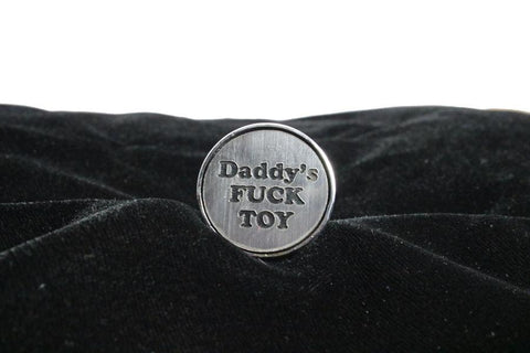 Daddy's F*ck Toy Custom Steel Butt Plug