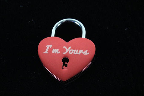 I'm Yours Lock for Chastity Play and Bondage
