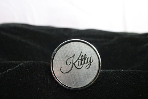Kitty Custom Steel Butt Plug Script
