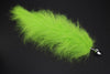Lime Green Faux Fur Fox Tail or Kitty Tail Butt Plug