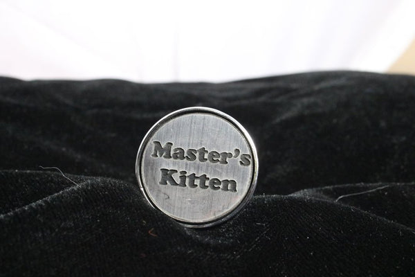 Master's Kitten Custom Steel Butt Plug
