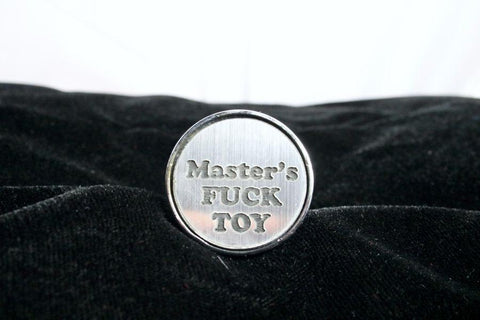 Master's Fuck Toy Custom Steel Butt Plug