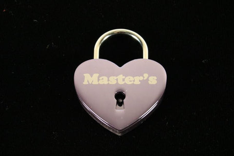 Master's Lock for Chastity Play and Bondage