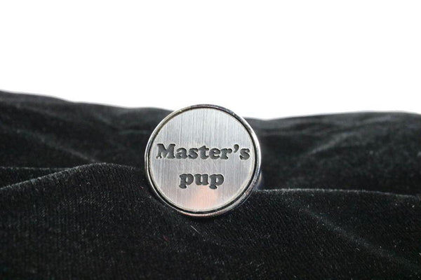 Master's Pup Custom Steel Butt Plug Script