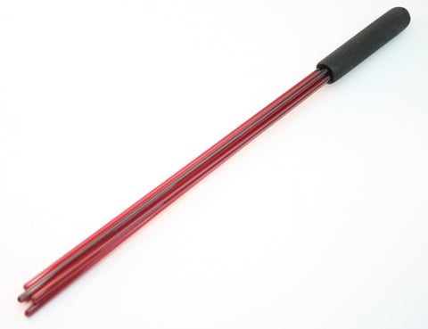 Red Acrylic Beater Cane 18 inches of Stingy Impact!