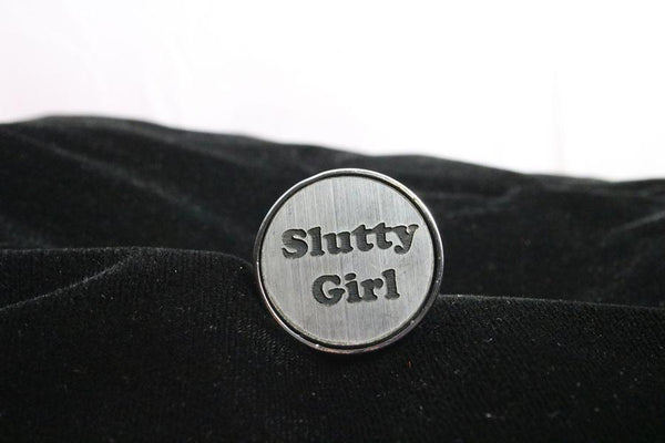 Slutty Girl Custom Steel Butt Plug