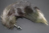 Pre-made Ready to Ship Real Fur Fox Tail with Small Metal Butt Plug (91)
