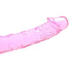 Long Clear Pink Double-Ended Dildo