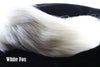 Special Fox Tail Butt Plug SALE Real Fur Silicone Butt Plug Red Fox Natural Black White Tail