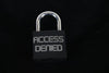 Access Denied Lock for Chastity Play and Bondage