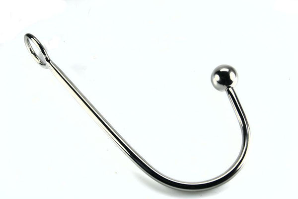 Steel Anal Hook with Removable Ball
