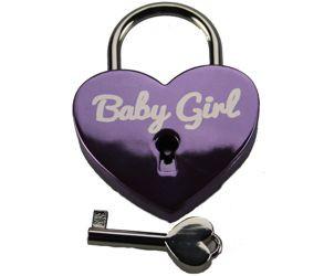 Baby Girl Heart Lock for Bondage
