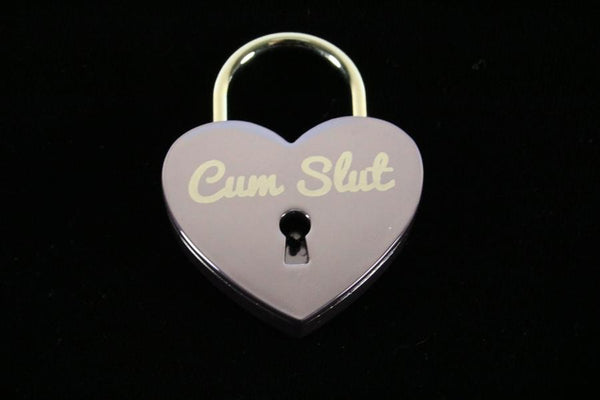 Cum Slut Lock for Chastity Play and Bondage