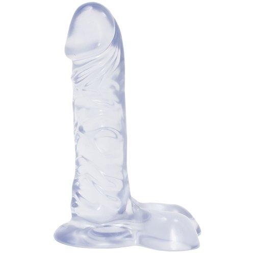 Clear 7 Inch Classic Jelly Dildo