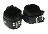 Locking Fur-Lined Leather Ankle Restraints (style 4)