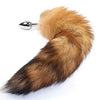Red Fox Tail Butt Plug Real Fur
